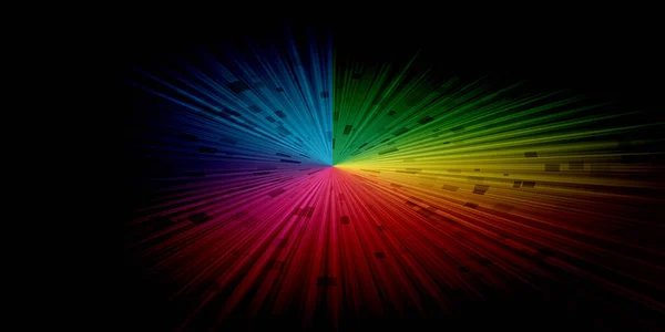 Rainbow Illustration Colorful Background — Stock Photo, Image