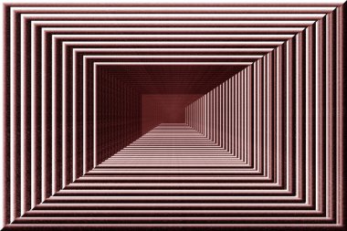 Masaüstünüz için grafik tasarımı, kırmızı piramit derinlikte içerir