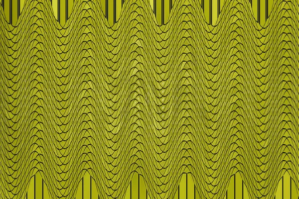 Triangles Géométriques Abstraits Dans Une Illustration Fond Jaune Carré — Photo