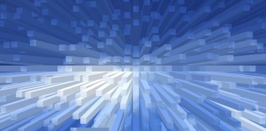 Küpler ve kareler ile soyut arkaplan