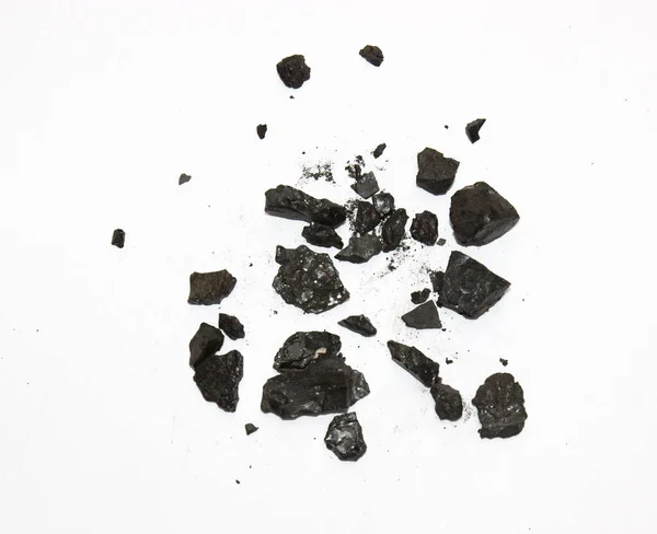 Siyah Kömür Üstüne Beyaz — Stok fotoğraf