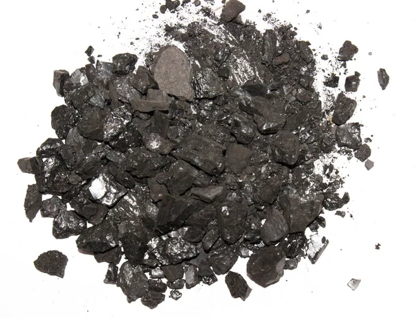 Black Coal White — Stock Photo, Image