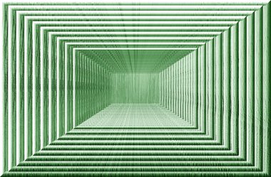 Masaüstünüz için grafik tasarımı, yeşil piramit derinlikte içerir