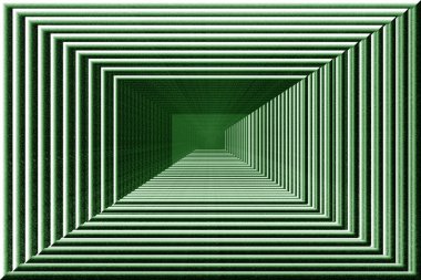 Masaüstünüz için grafik tasarımı, yeşil piramit derinlikte içerir