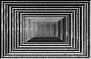 Masaüstünüz için grafik tasarımı, piramit derinliği içerir