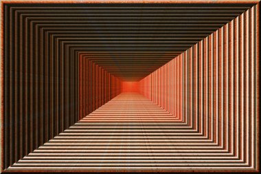 Masaüstünüz için grafik tasarımı, sarı piramit derinliği içerir