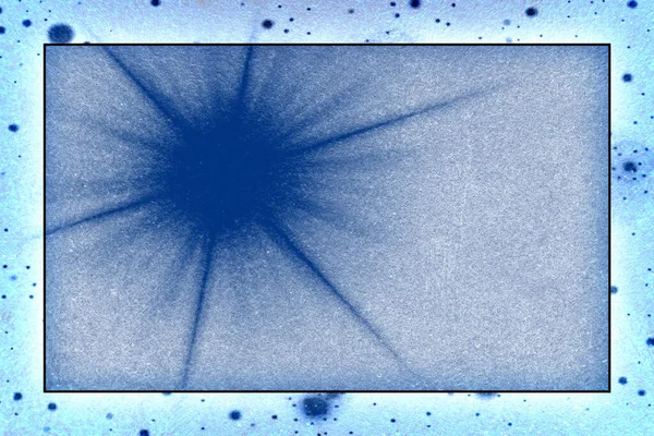 Dynamische Blaulichtexplosion Illustration — Stockfoto