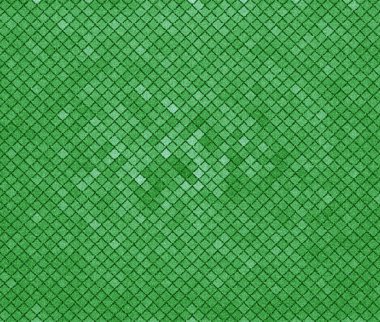 Parlak yeşil arkaplan içinde soyut geometrik üçgenler, illüstrasyon