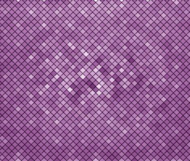 Parlak mor arkaplan içinde soyut geometrik üçgenler, illüstrasyon