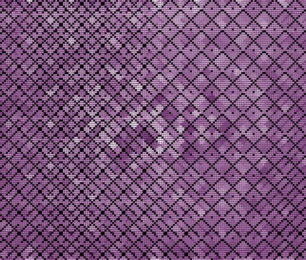 明亮的紫色彩色背景正方形中的几何三角形 — 图库照片