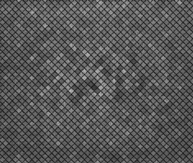 Kare gri arkaplanda soyut geometrik üçgenler, illüstrasyon