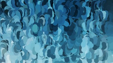 Masaüstünüz için bulanık çok renkli grafik tasarımı, kopyalama alanını vurguluyor, mavi