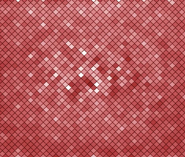 Triangles Géométriques Abstraits Dans Fond Carré Rouge Vif Coloré Illustration — Photo