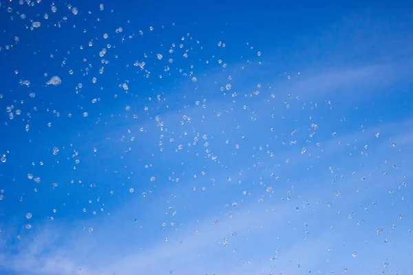 Waterdruppels Lucht — Stockfoto