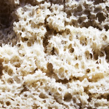 tam teşekküllü ekmek dokusu makrosu