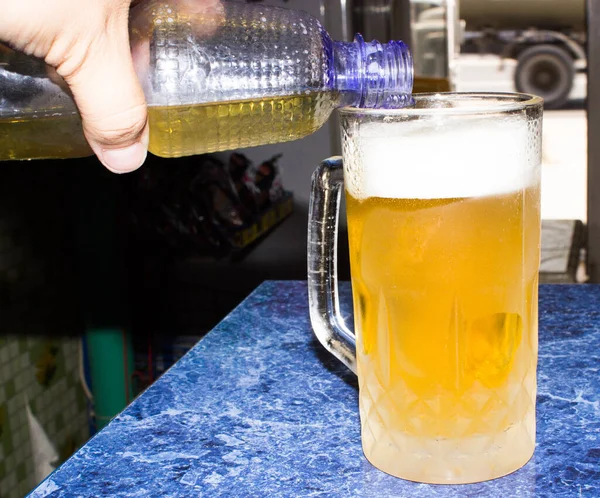 Taza Cerveza Bar — Foto de Stock