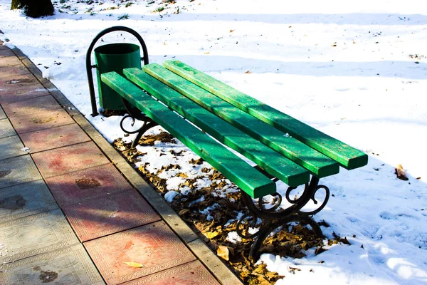 Banc Dans Parc — Photo