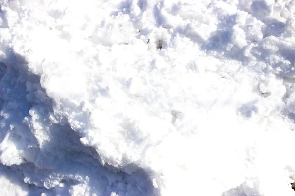 Mooie Sneeuw Achtergrond Van Natuur Close — Stockfoto