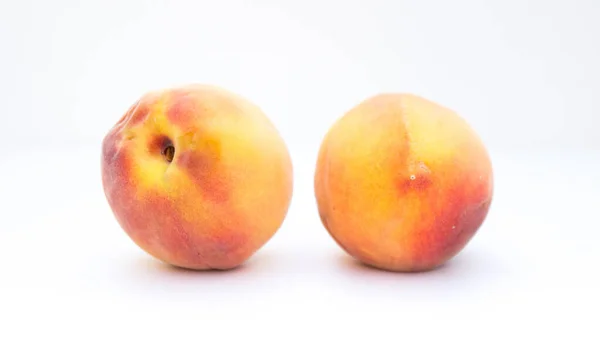 Isolated Peach White — Stock Photo, Image