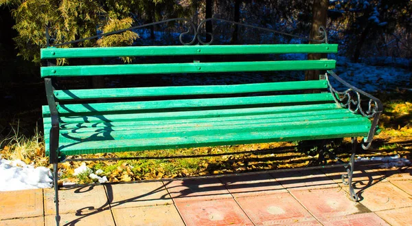 Banc Dans Parc — Photo