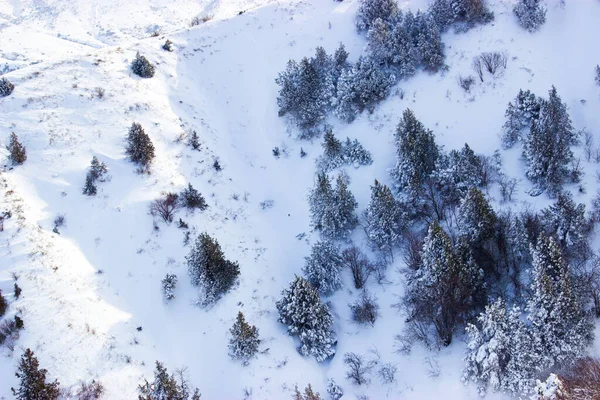 Valley Suddig Från Flygplanet — Stockfoto