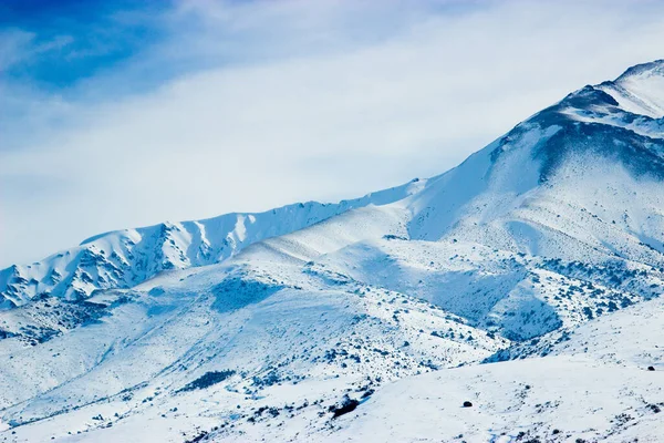 Sněžné Hory Přírodním Pozadí — Stock fotografie