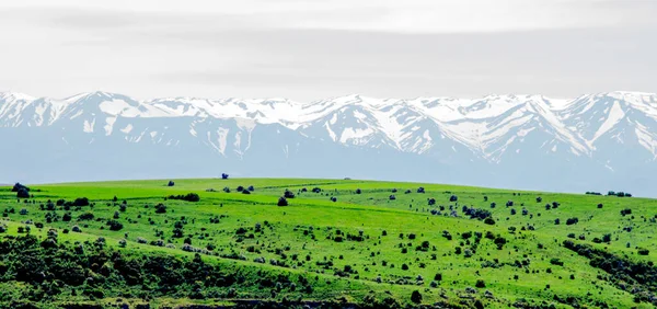 Mountains Distance Night — Stock Photo, Image