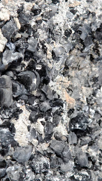 Carbón Oscuro Quemado Cerca — Foto de Stock