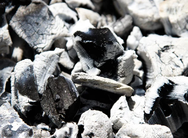 Close Carvão Queimado — Fotografia de Stock
