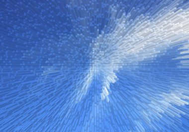 Küpler ve kareler ile soyut arkaplan