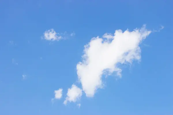 Nuages Blancs Sur Ciel Bleu Sur Fond Nature — Photo