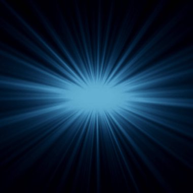 Koyu arkaplanda parlak ışık