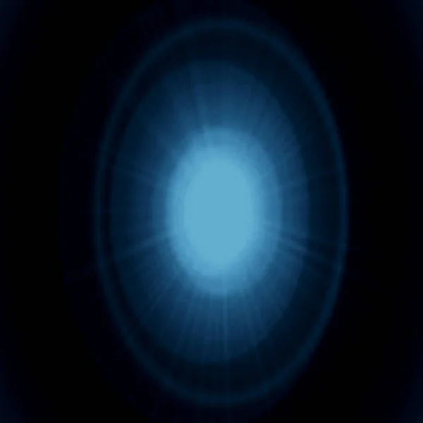 Blauer Kreis Auf Schwarzem Hintergrund — Stockfoto