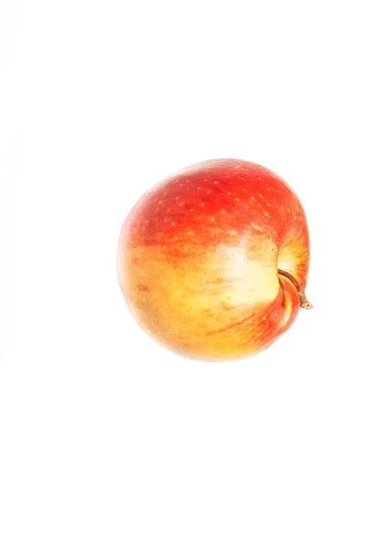 Ripe Red Apple Isolated — Stock Photo, Image