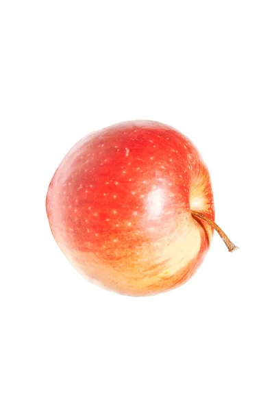 Manzana Roja Madura Aislada — Foto de Stock