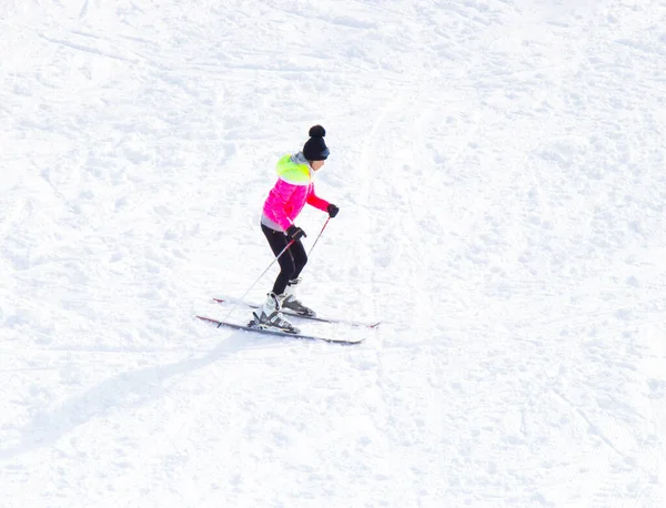 Balade Montagne Sur Les Skis Les Événements Sportifs Ski — Photo