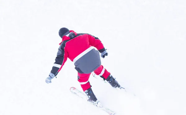 Passeio Montanha Esquis Eventos Esportivos Esqui — Fotografia de Stock