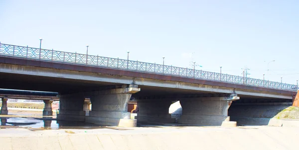 Gran Puente Sobre Canal Agua — Foto de Stock
