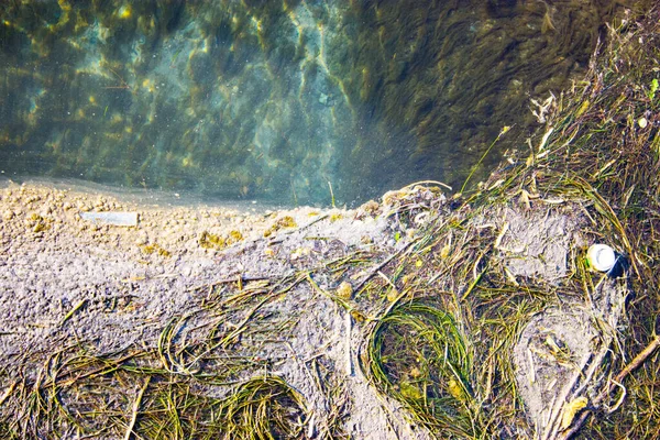 Pantano Agua Costa Vista Superior — Foto de Stock