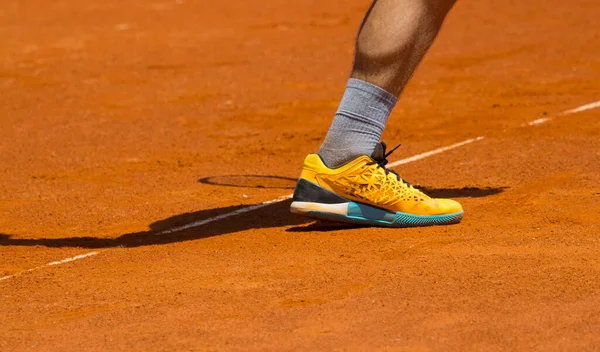 Athlete Feet Sneakers — Stock Photo, Image