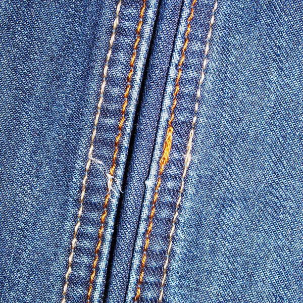 Jeans Bleu Texture Fond — Photo