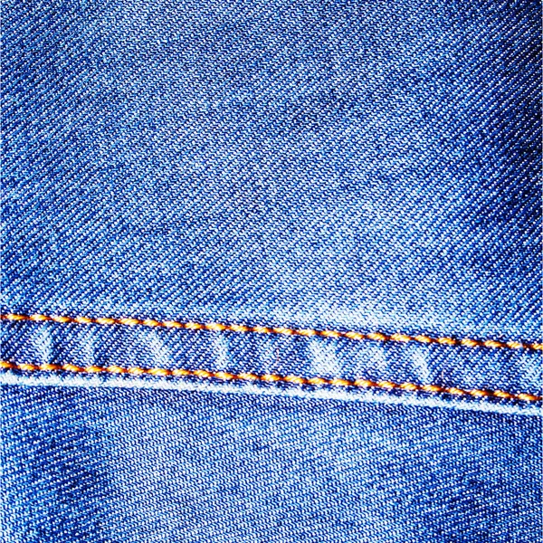 Azul Jeans Fundo Textura — Fotografia de Stock