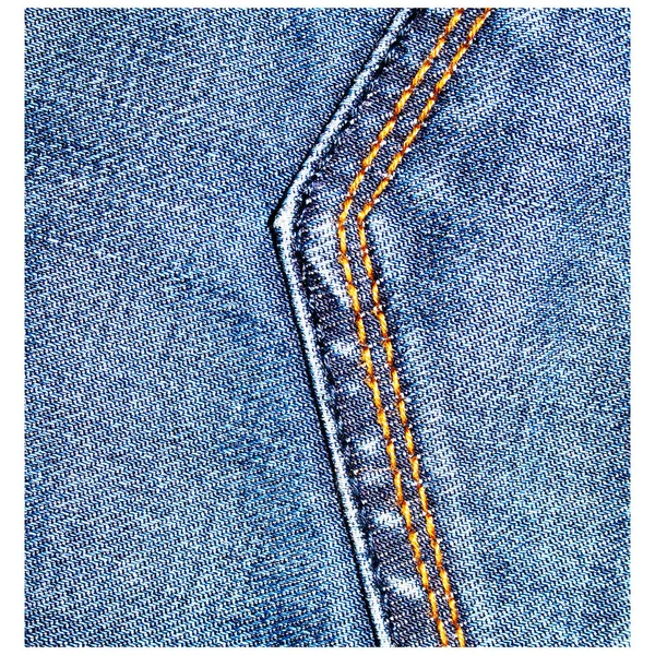 Azul Jeans Fundo Textura — Fotografia de Stock