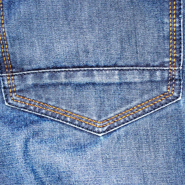 Blauwe Jeans Achtergrond Textuur — Stockfoto