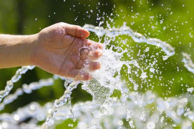 Su sıçratma arkaplanı