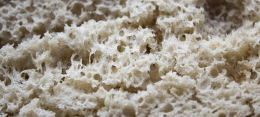 tam teşekküllü ekmek dokusu makrosu