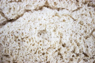 tam teşekküllü ekmek dokusu makrosu