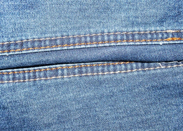 Textura Azul Denim Jeans Velhos Fundo — Fotografia de Stock