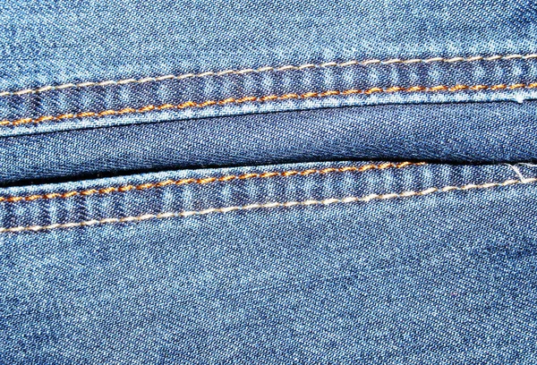 Blue Denim Textur Der Alten Jeans Hintergrund — Stockfoto