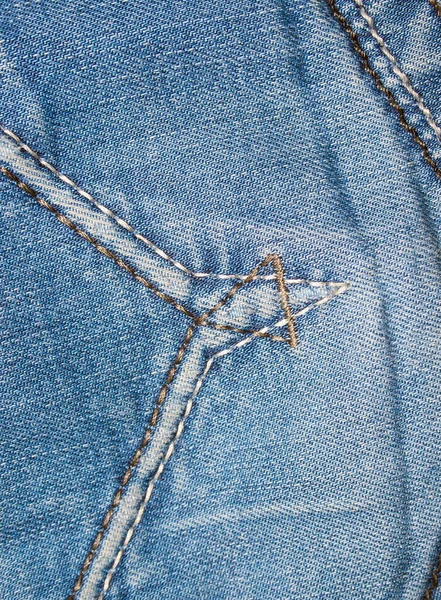 Blue Denim Textur Der Alten Jeans Hintergrund — Stockfoto